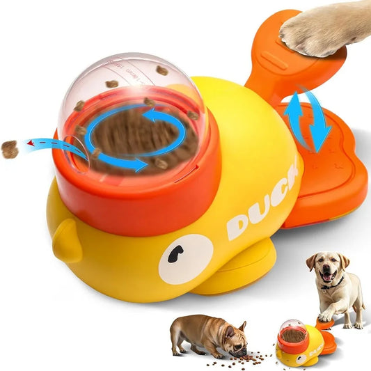 Cartoon Duck Pet Food Dispenser